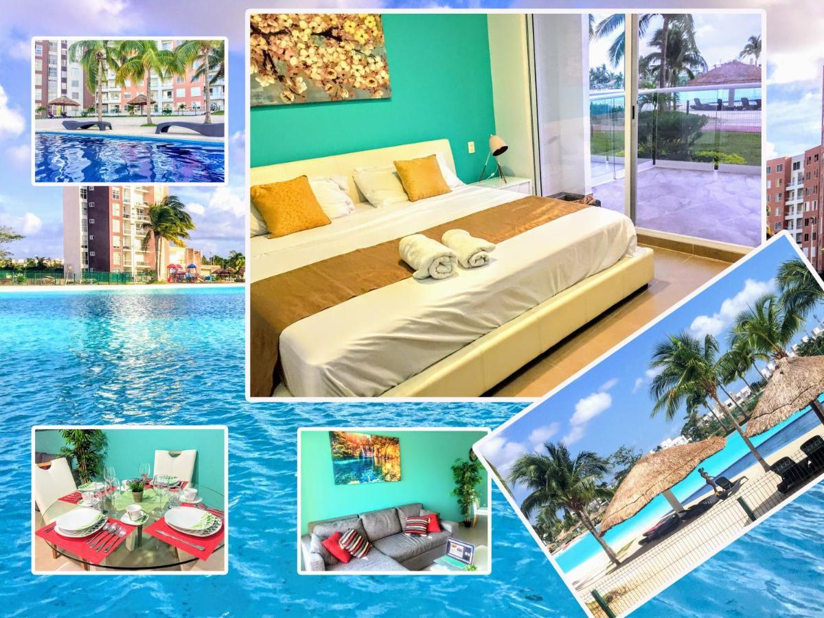 Escape Al Caribe Con Una Vista Impresionante En Pilarita'S Dream Lagoons Cancun Exterior photo