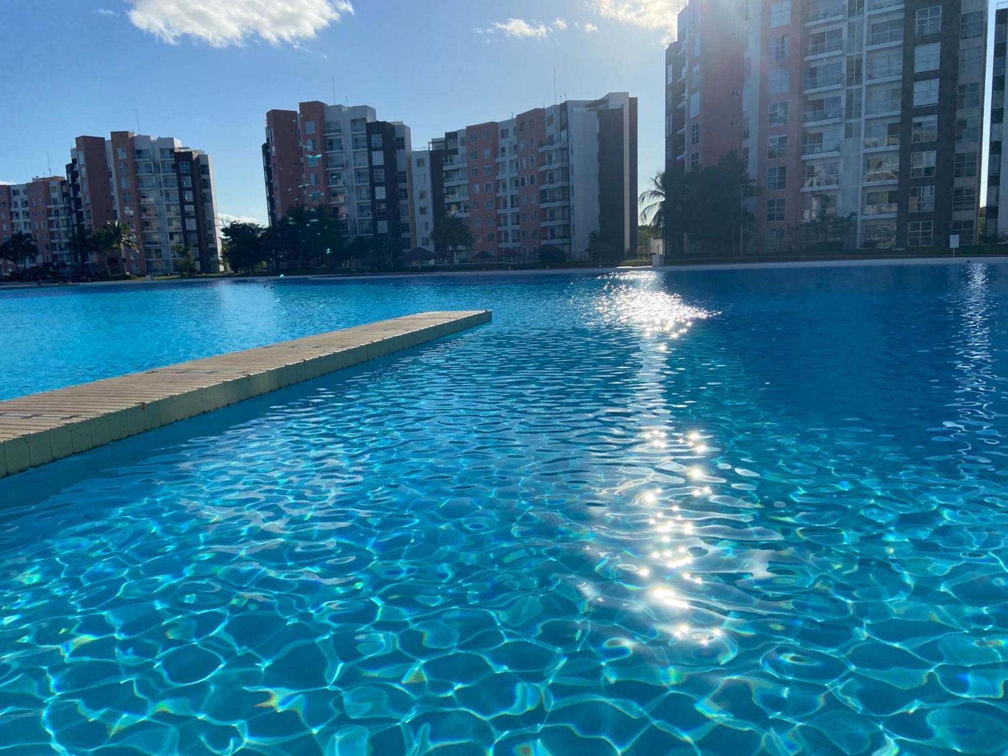Escape Al Caribe Con Una Vista Impresionante En Pilarita'S Dream Lagoons Cancun Exterior photo